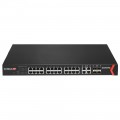 Edimax GS-5424PLC Long Range 24-Port Gigabit PoE+ Web Smart Switch with 4 RJ45/SFP Combo Ports