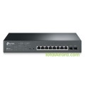 TP-LINK T1500G-10MPS JetStream 8-Port Gigabit Smart PoE+ Switch with 2 SFP Slots