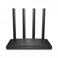 รูปด้านหน้าตรง TP-Link Archer C80 ดีไซน์พื้นผิวลวดลายสวยงาม
