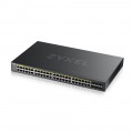 ZYXEL GS2220-50HP 48-Port GbE L2+ PoE Switch with GbE Uplink