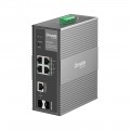 TP-LINK IES206GPP Omada 6-Port Gigabit Industrial Easy Managed Switch with 3-Port PoE+ and 1-Port PoE++