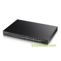 ZyXEL GS1900-24HP 24-port GbE Smart Managed PoE Switch with GbE Uplink