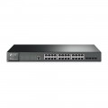 TP-LINK T2600G-28TS(TL-SG3424) JetStream 24-Port Gigabit L2 Managed Switch with 4 SFP Slots