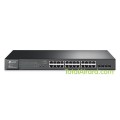 TP-LINK T1600G-28PS JetStream 24-Port Gigabit Smart PoE+ Switch with 4 SFP Slots