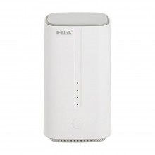 รูปด้านหน้าตรง D-Link DWR-2000M เราเตอร์ใส่ซิม 5G ดีไซน์สีขาวมินิมอล