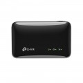 รูปด้านบน TP-Link M7005 Pocket WiFi 4G ดีไซน์สีดำกะทัดรัดพร้อมไฟสถานะ